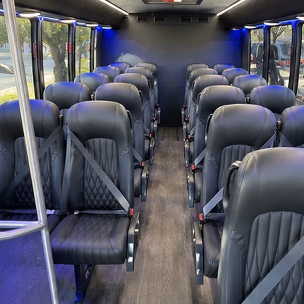 moreno valley 30 passenger minibus inside