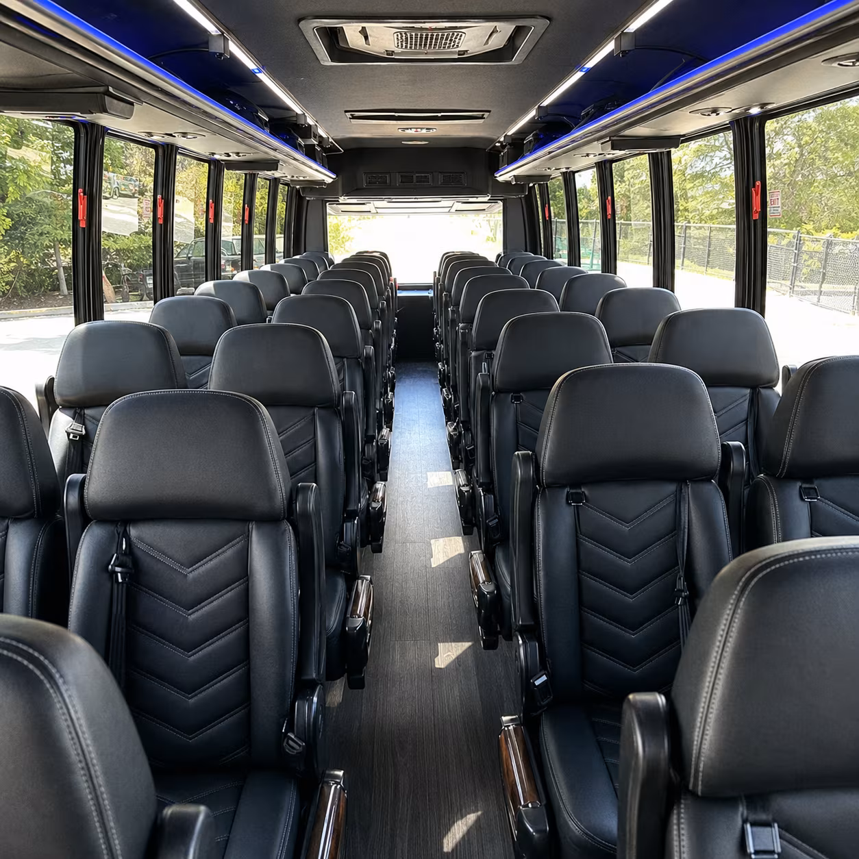 moreno valley 35 passenger minibus interior