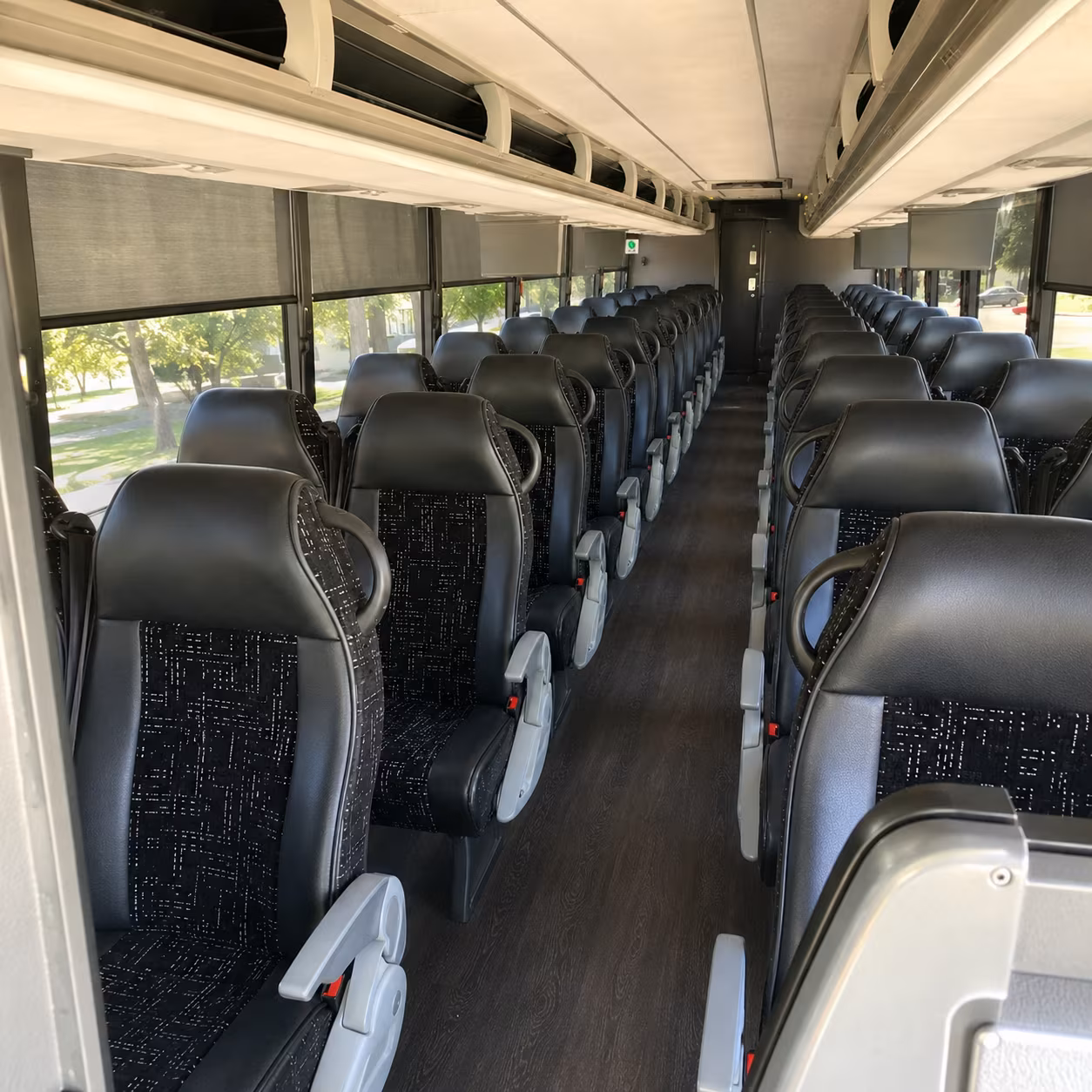 moreno valley 56 passenger charter bus interior