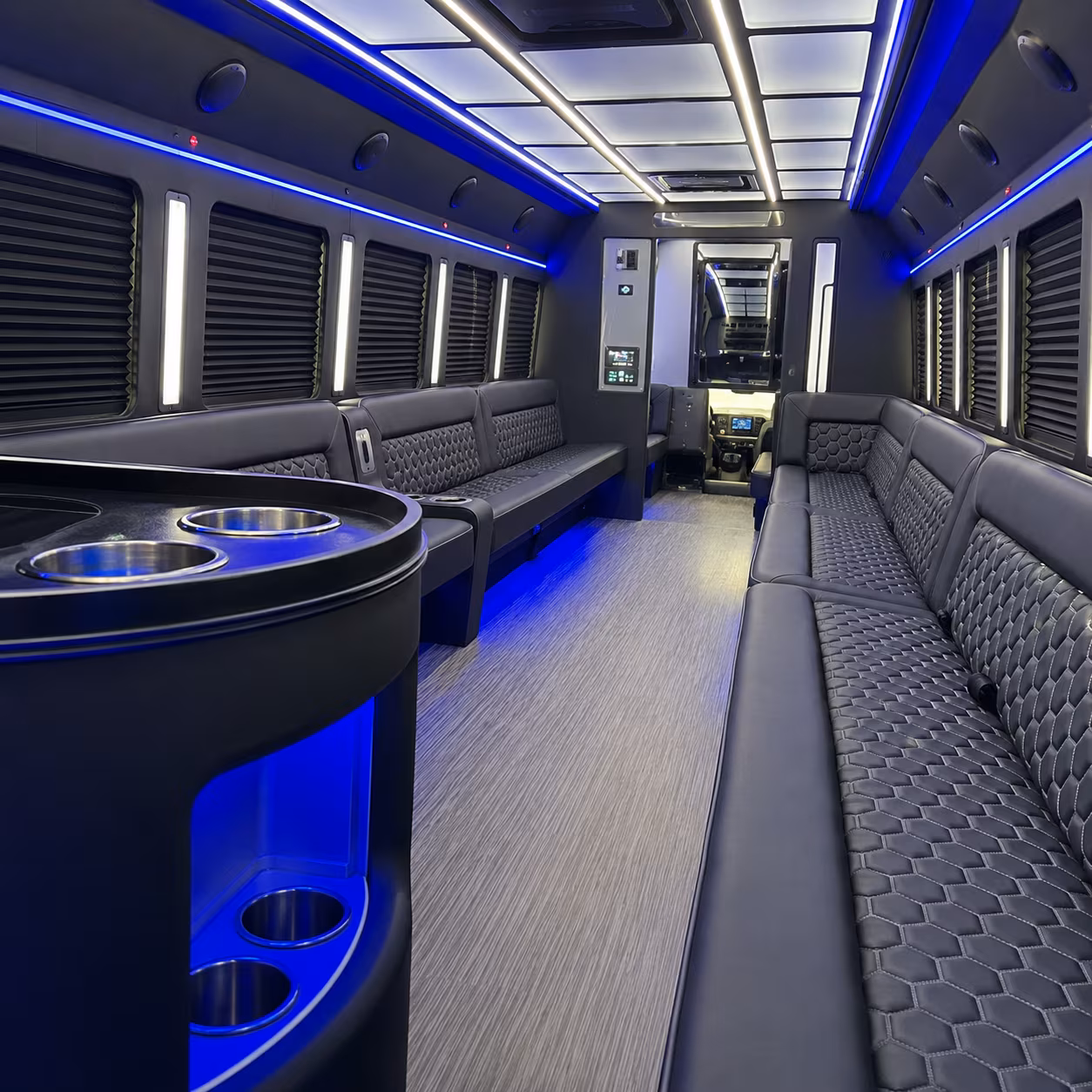 moreno valley party bus interior