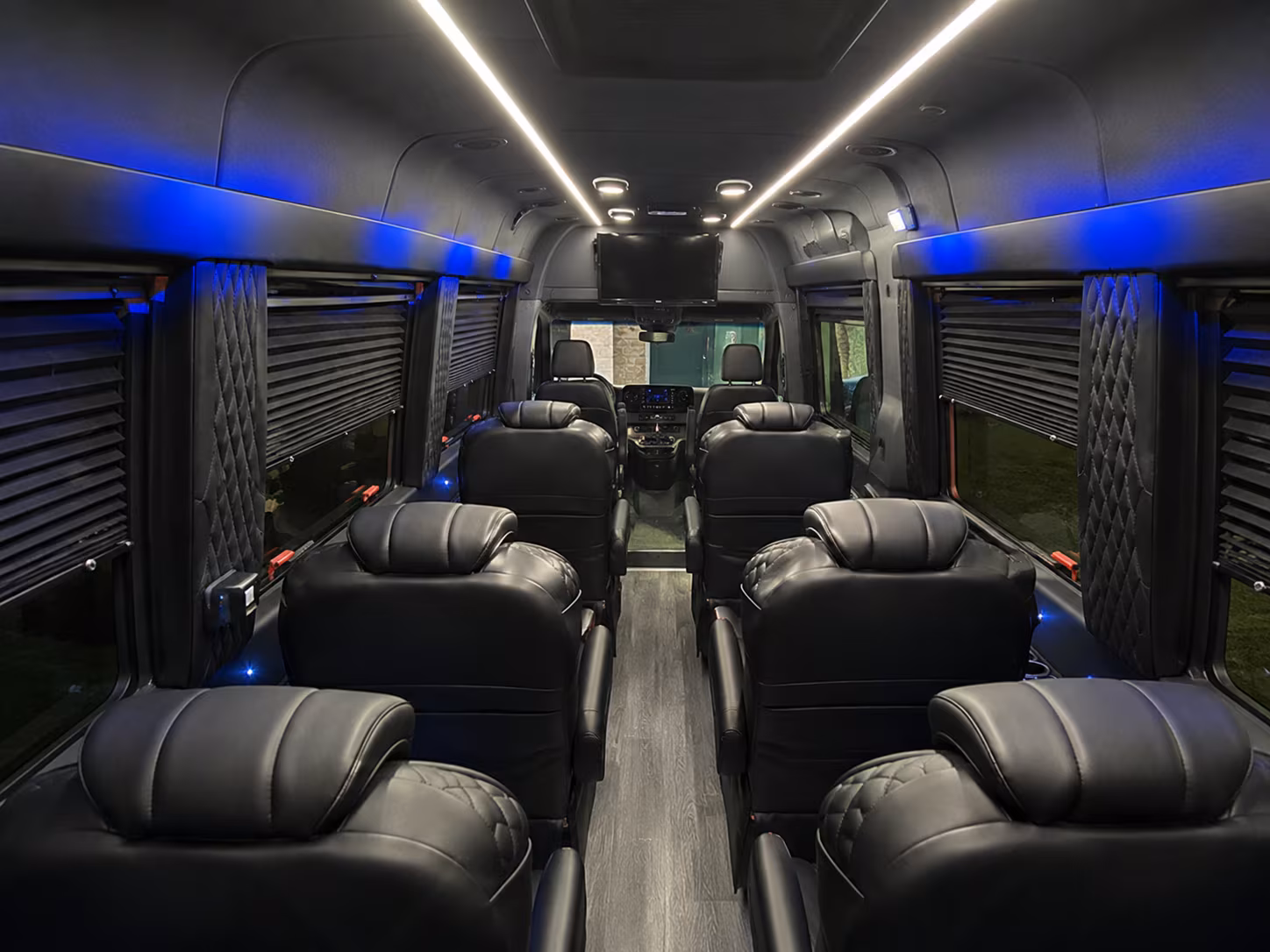 moreno valley sprinter van with driver inside